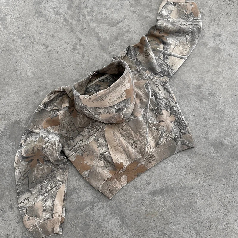 Camo Hoodie Zip-Up/Pullover