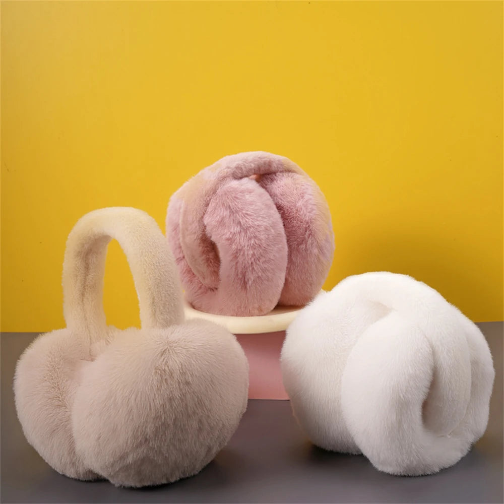 Women's Foldable Plush Earmuffs