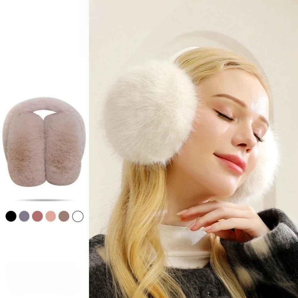 Women's Foldable Plush Earmuffs