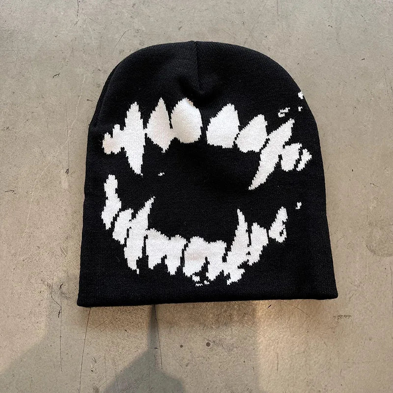 Black Skull Beanie