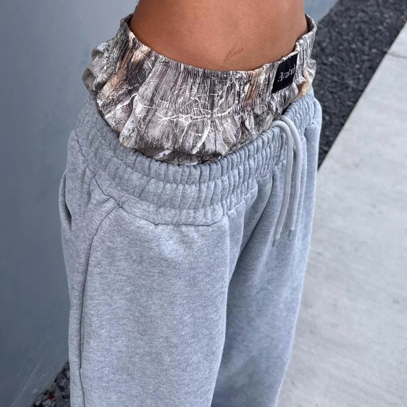 Retro Pattern Sweatpants